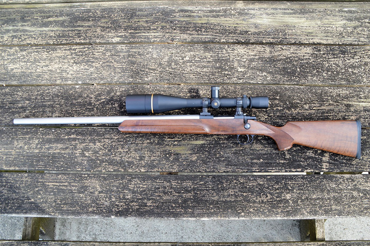 A Cooper Model 21 rifle and Leupold VX-3 8.5-25x 50mm Long Range scope were used to test the accompanying 221 Remington Fireball handloads.